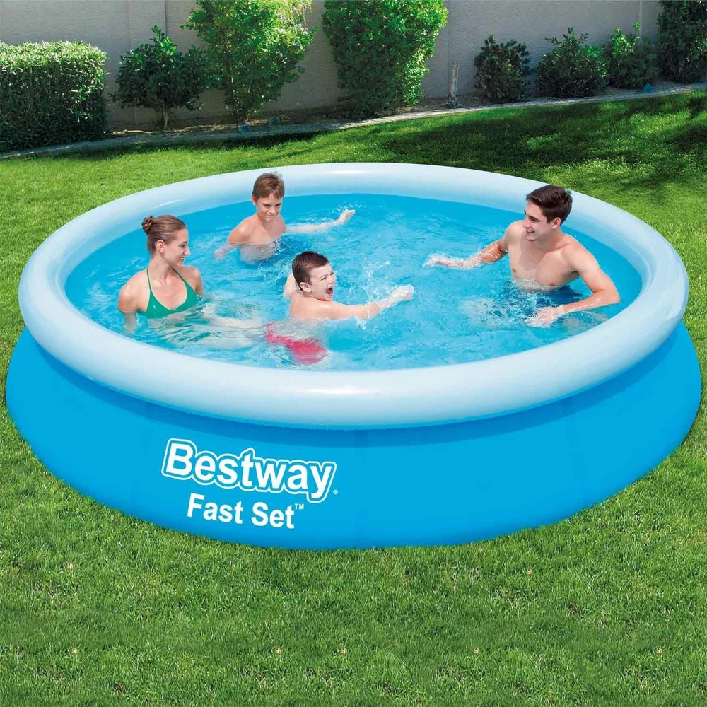 Bestway Fast Set 57273 antžeminis baseinas Pripučiamas baseinas Apskritas 5377 L Mėlyna