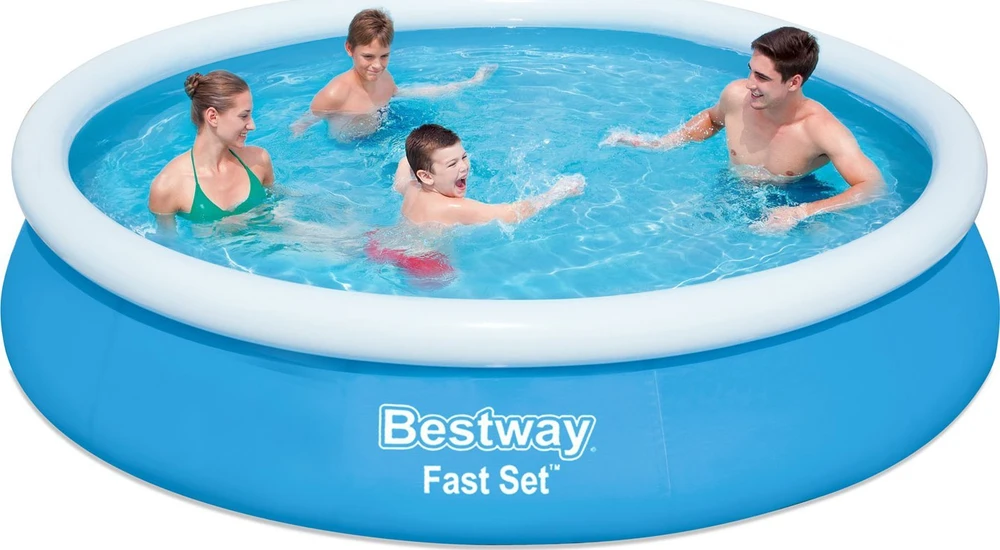 Bestway Fast Set 57273 antžeminis baseinas Pripučiamas baseinas Apskritas 5377 L Mėlyna
