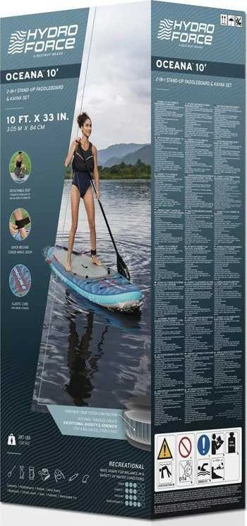 Bestway Hydro-Force 2in1 SUP lenta su atlošo komplektu 305cmx84cmx15cm 6532B