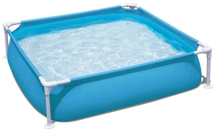 Laikrodis Bestway karkasinis baseinas, mėlynas 122x122x30,5cm (56217)