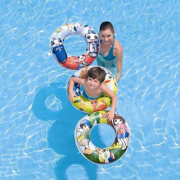 BESTWAY plaukimo ratas, 61cm diam, asort., 36014