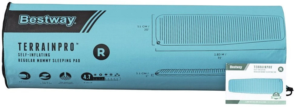 Bestway TerrainPro čiužinys Savaime prisipučiantis lovatiesis 183x51cm 69621