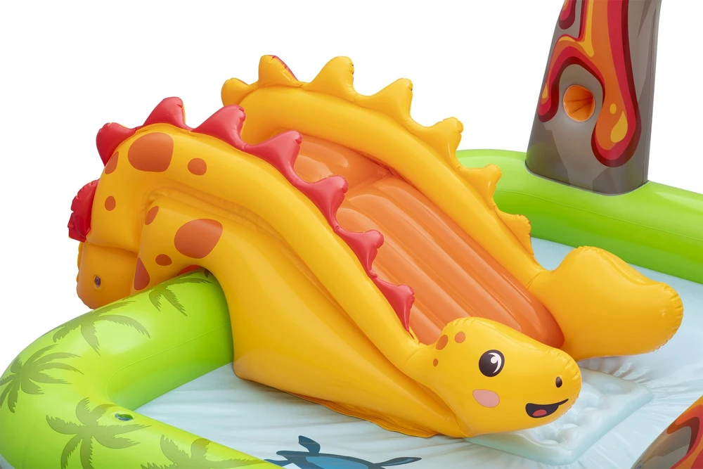 Bestway Vanduo žaidimų aikštelė DINOZAURAI 262x188x102cm su čiuožykla ir priedais 53172