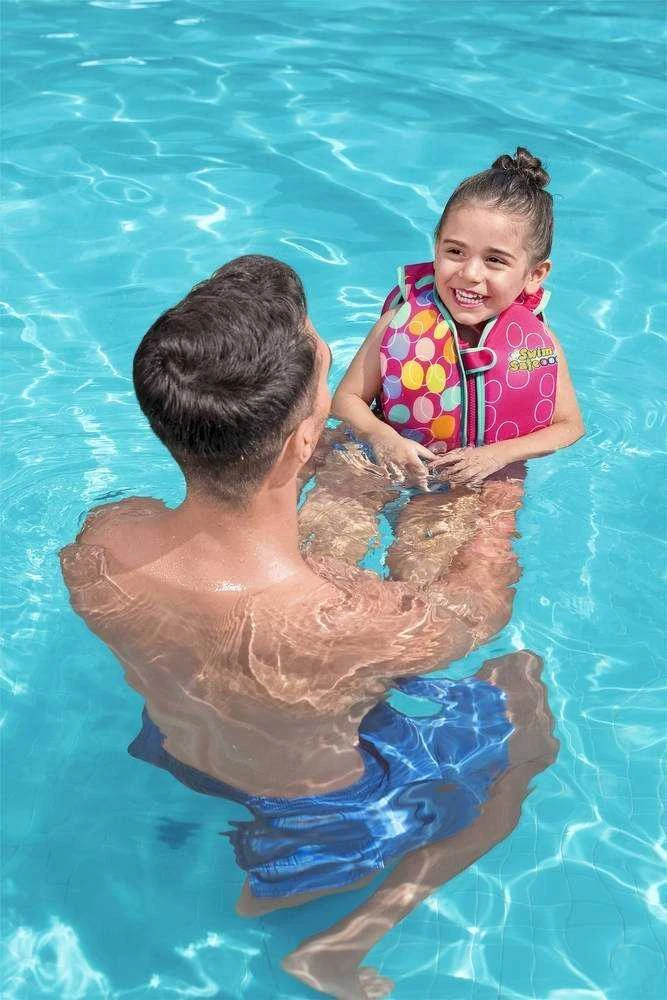 Bestway Pripučiamos plaukimo liemenės BigBuy Fun Aquastar Swim Safe, įvairių spalvų