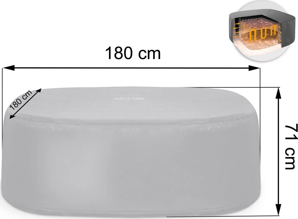Bestway terminis dangtelis ENERGYSENSE, skirtas Lay-Z-Spa 180cm 60319