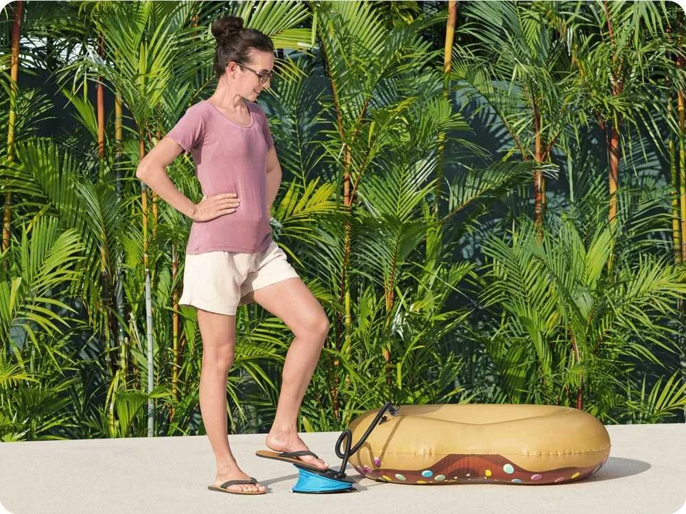 Bestway Pėdų pompa 23 cm geltona (B62023)
