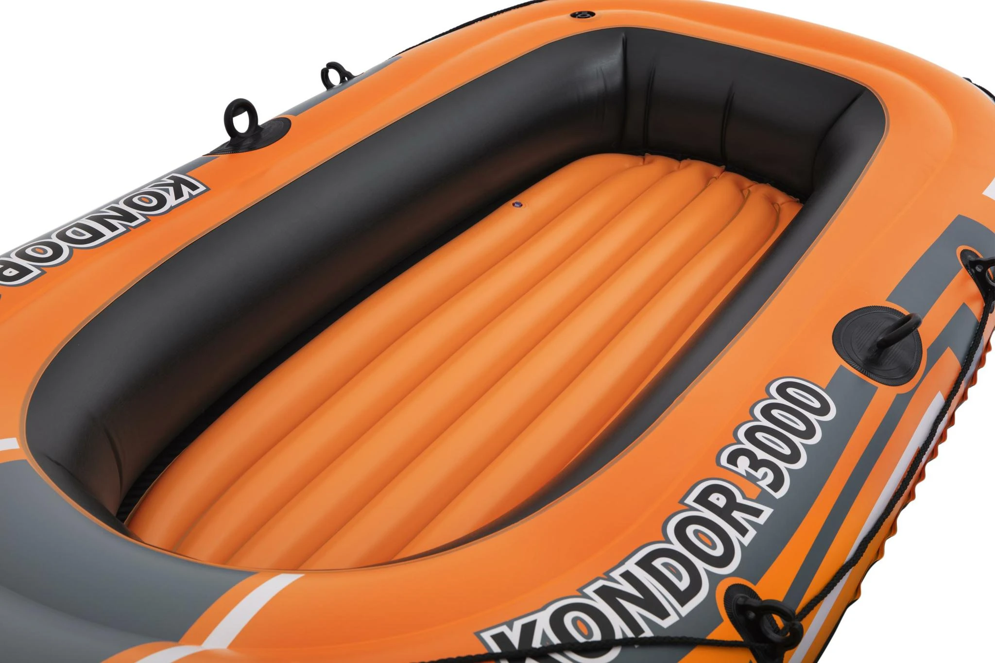 Bestway® pripučiama valtis skirta 2 suaugusiems ir vaikui Kondor 3000 rinkinys, 232 x 115 x 36 cm