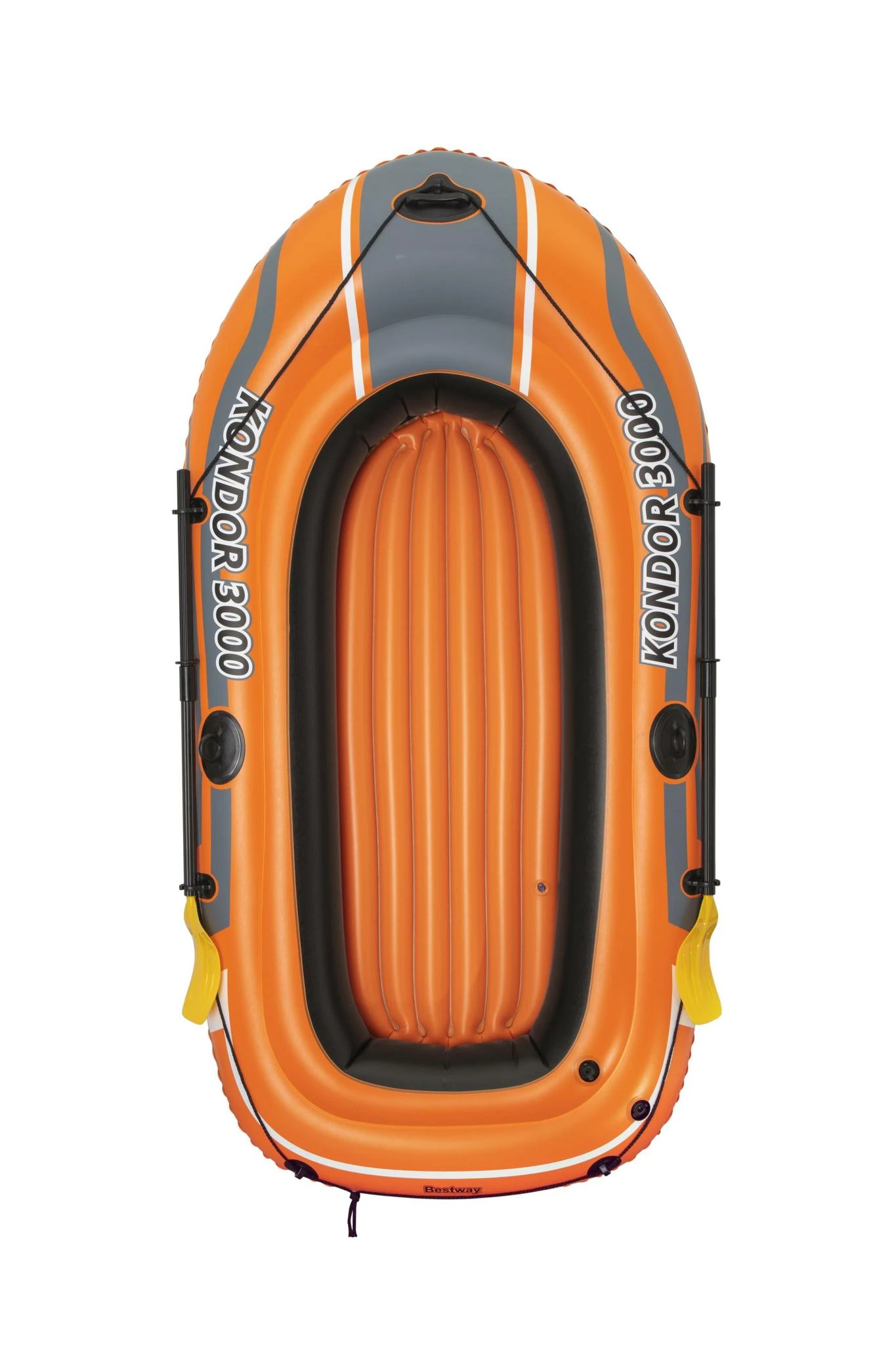 Bestway® pripučiama valtis skirta 2 suaugusiems ir vaikui Kondor 3000 rinkinys, 232 x 115 x 36 cm