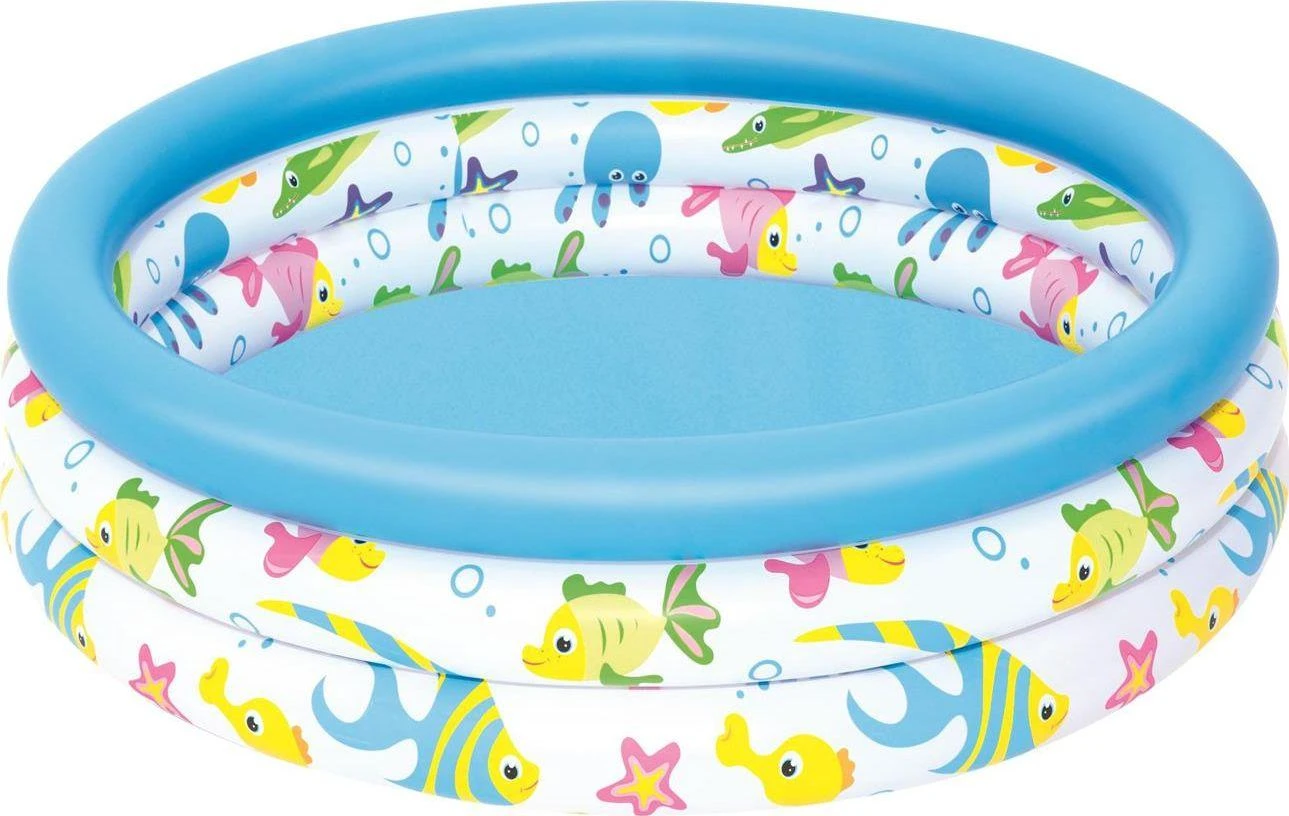 Bestway pripučiamas baseinas Žuvytės 102x25cm (51008)
