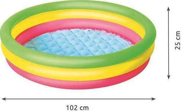 BESTWAY pripučiamas baseinas 102cm x 25cm, 51104