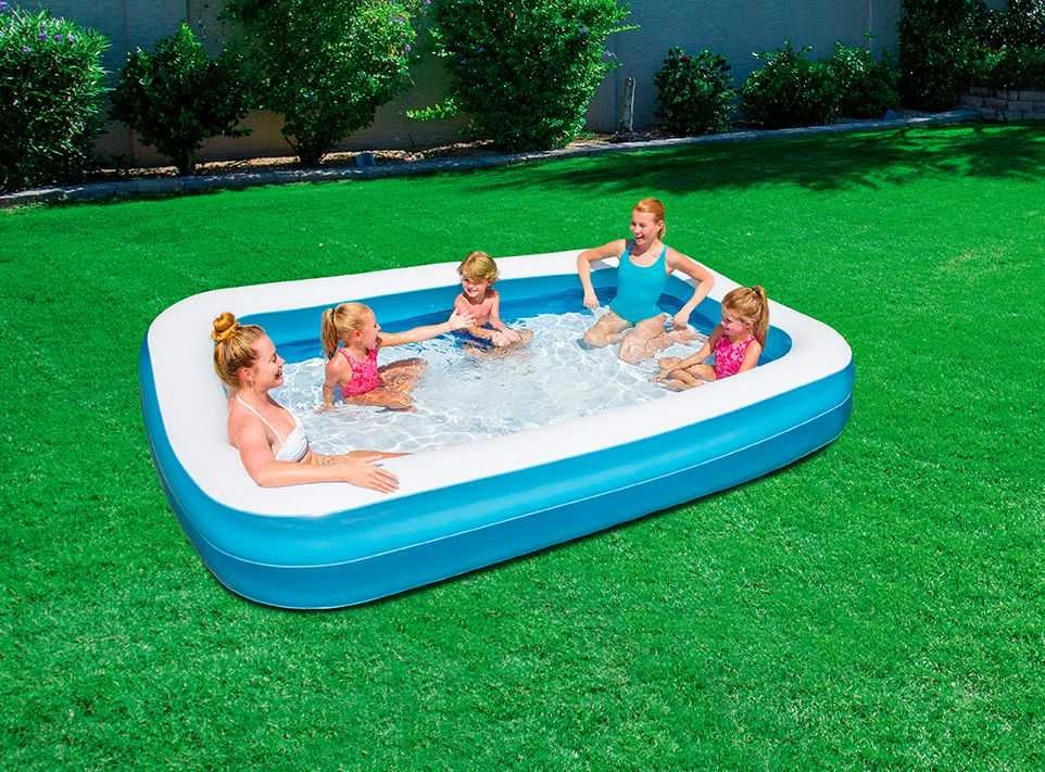 Pripučiamas Baseinas Bestway 305x183x46 cm, Mėlynas 54150 9805
