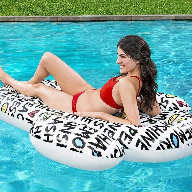 BESTWAY pripučiamas čiužinys Summer Quotes Kaktusas, 1.85mx 1.55m, 43260