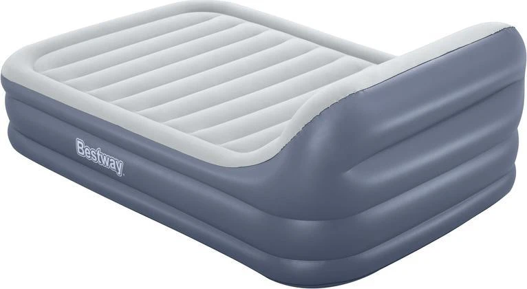 Pripučiamas čiužinys Bestway Tritech Queen SleekFlow Headboard, 226x152x84 cm, su integruota pompa