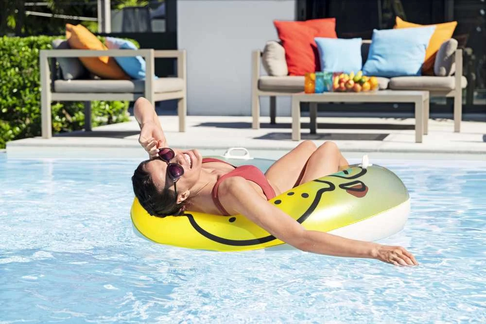 Bestway plaukimo žiedas su rankenomis LEMON 114 CM 36448