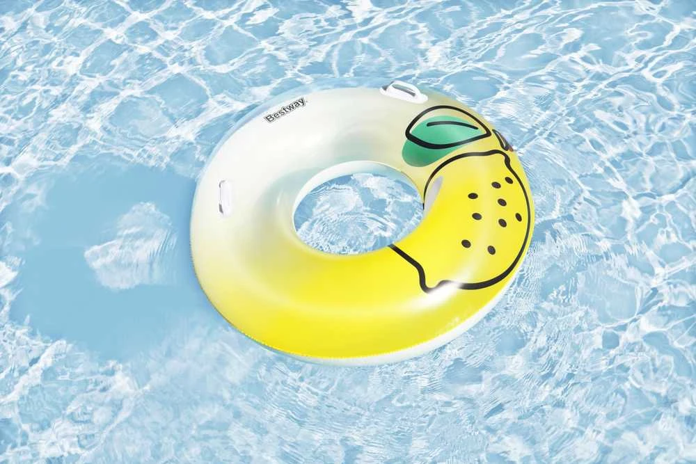 Bestway plaukimo žiedas su rankenomis LEMON 114 CM 36448