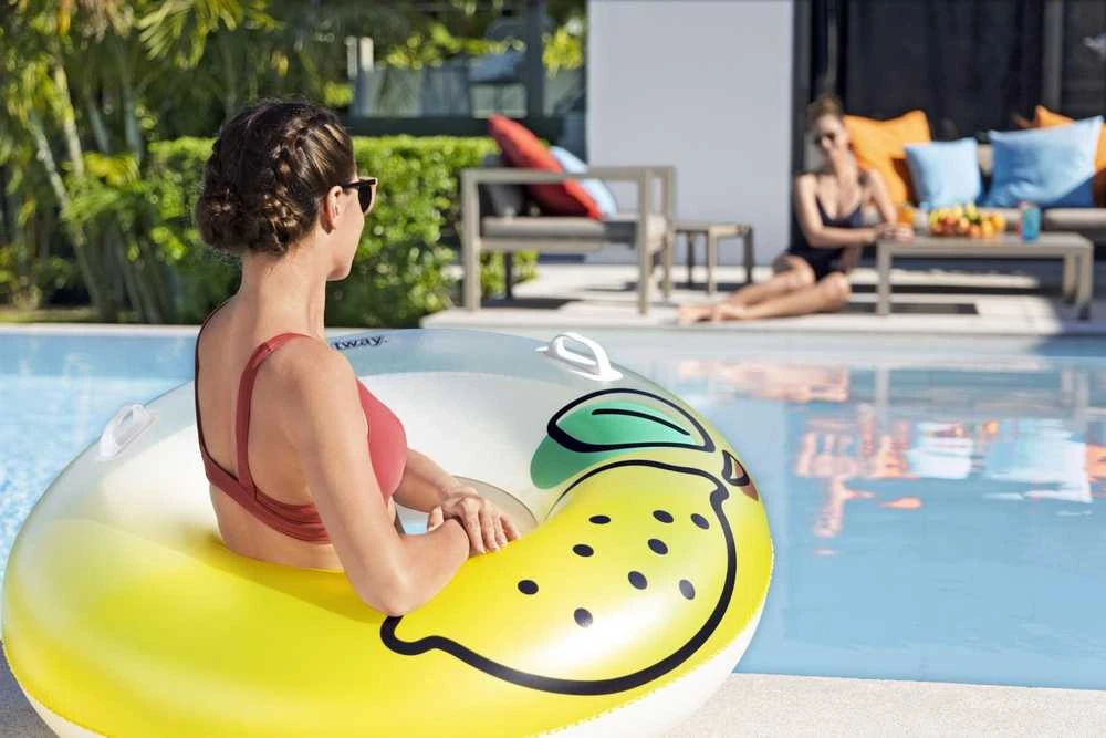 Bestway plaukimo žiedas su rankenomis LEMON 114 CM 36448