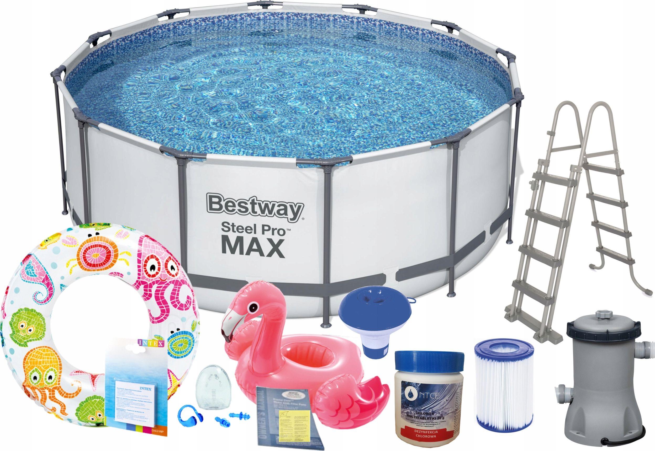 Karkasinis baseinas 366 x 100 cm Bestway 56418