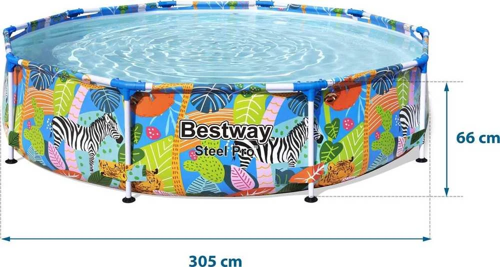 BESTWAY baseinas 3.05m x 66cm, 56985