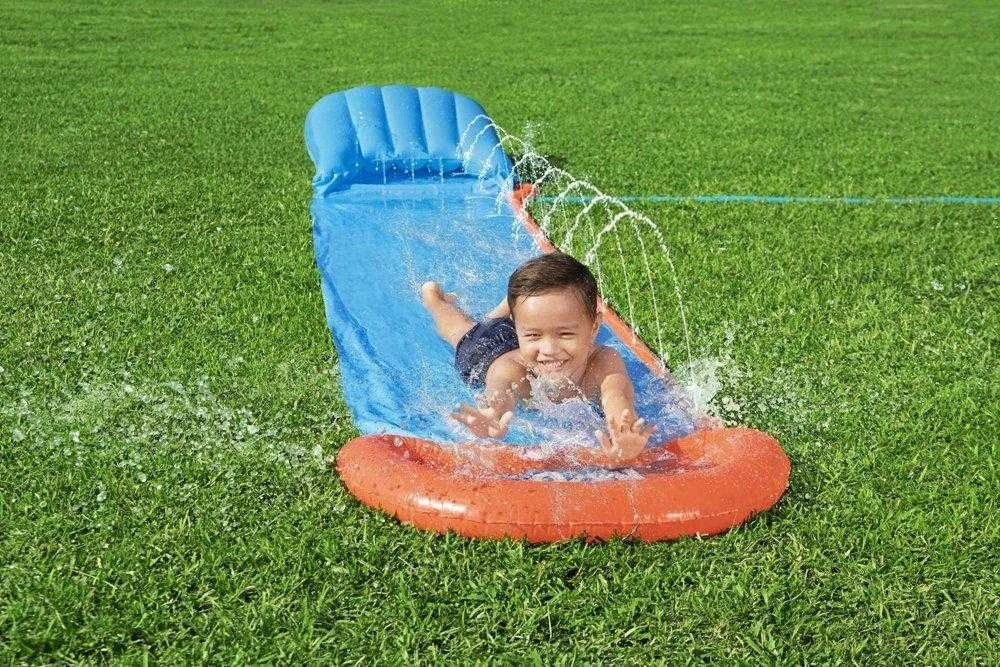 Bestway vienvietė vandens čiuožykla 4,88 m H20 GO! Cunamis 52477