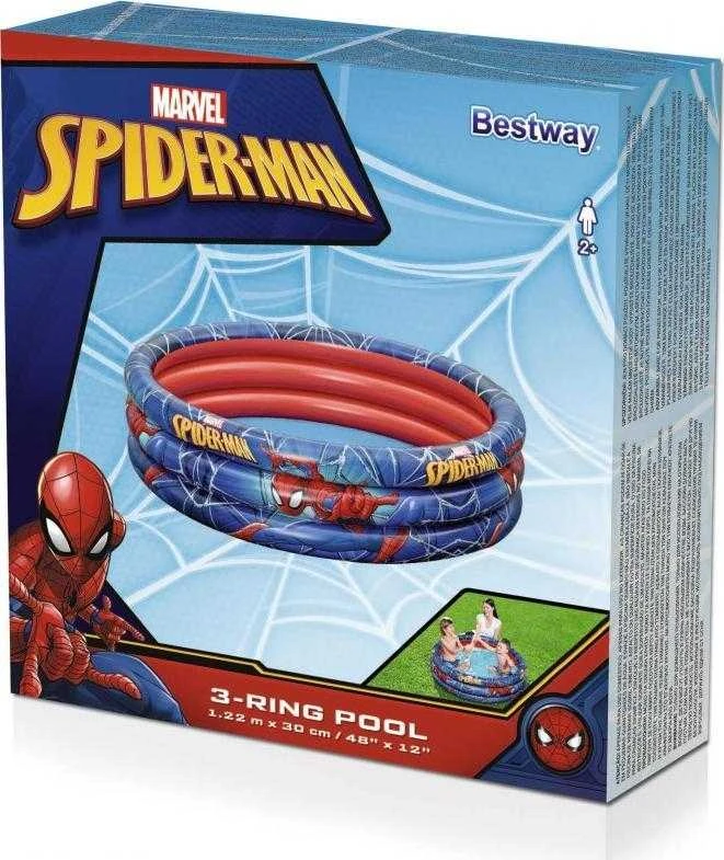 Bestway Spiderman pripučiamas baseinas pakuotėje