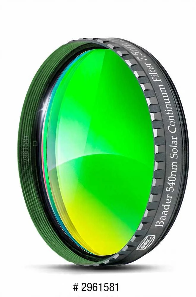 BETA Filtras Baader Planetarium 7.5 nm Solar Continuum (540 nm) 2''