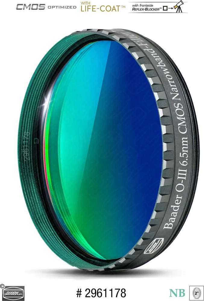 Beta Baader O-III 2" (6,5 nm) CMOS filtras