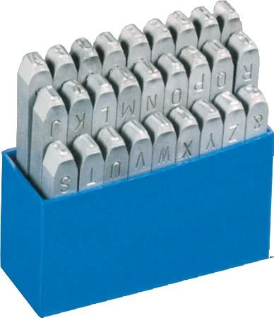 Beta Tools 10mm metalinių raidžių įspaudų komplektas
