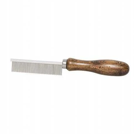 Beta Tools Išskirtinis gyvūnų šukos su metaline galvute, buko mediena, 47 smeigės, matm. 2,1x18,6 cm