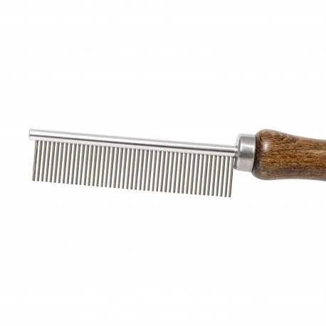 Beta Tools Išskirtinis gyvūnų šukos su metaline galvute, buko mediena, 47 smeigės, matm. 2,1x18,6 cm