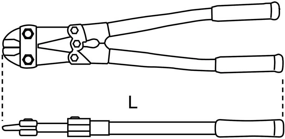 Beta Tools BETA SVIRTINĖS ŽIRKLĖS 750 mm /1101/750