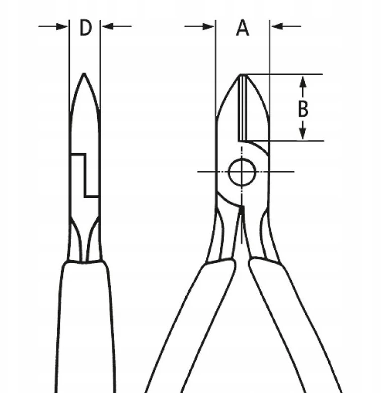 Kandyklės elektronikai 125mm, 75 22 125 KNIPEX