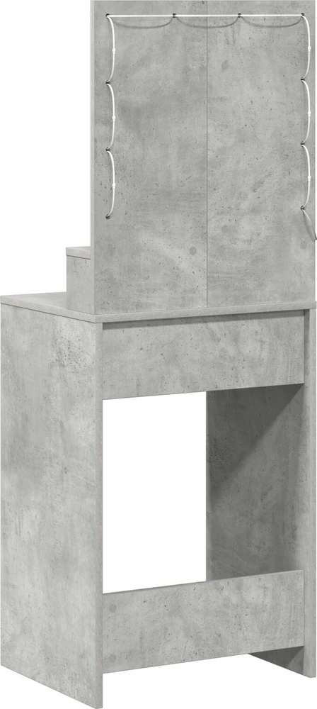 Makiažo stalas Betono pilka 50 x 41 x 135 cm Apdirbta mediena