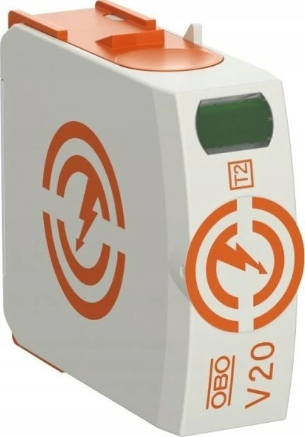 OBO Bettermann Bettermann Viršįtampio ribotuvo įdėklas C tipas 2 20kA 280V V20-0-280 5095364