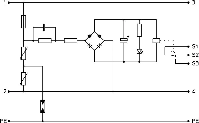 OBO Bettermann 5097858 Viršįtampių ribotuvas dviejų laidų sistemoms 255VAC 2,5kA 1,4kV VF230 AC-FS 5097858