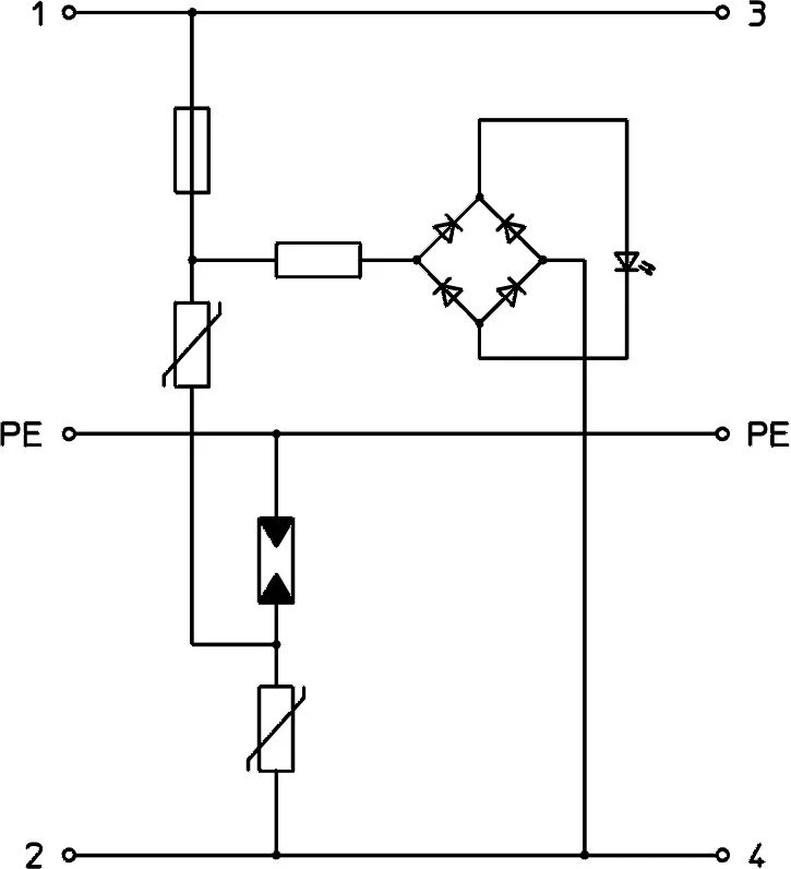 OBO Bettermann Bettermann Viršįtampių ribotuvas skirtas 80VDC 2.7kA 1.2kV VF24-AC / DC (5097607)
