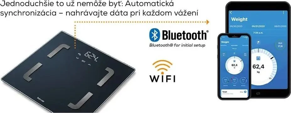 Svarstyklės Beurer diagnostic scale BF 880 WIFI (juodas)