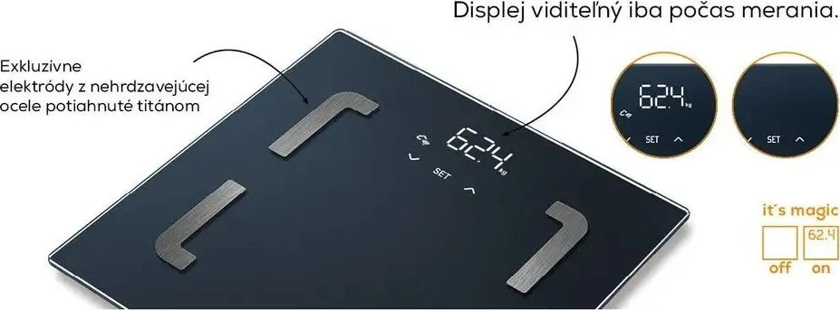 Svarstyklės Beurer diagnostic scale BF 880 WIFI (juodas)