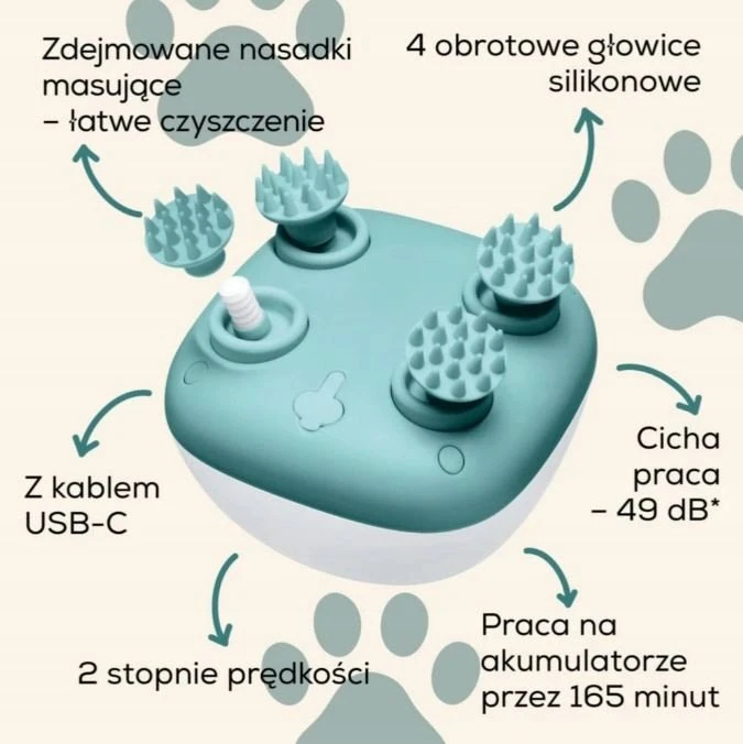 Beurer - Naminių gyvūnėlių priežiūros masažas