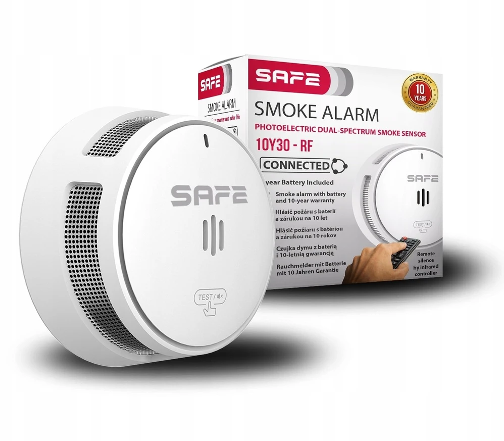 Beurer Safe 10Y30-RF belaidis dūmų detektorius