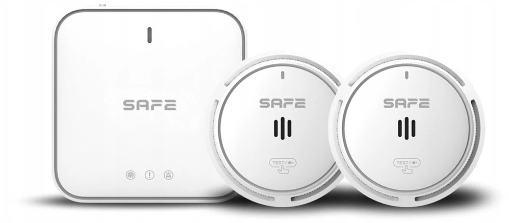 Beurer saugos priešgaisrinis bazinis rinkinys – 1x SAFE50HUB-WRF, 2x SAFE10Y30-RF (S-FSC21-RF)