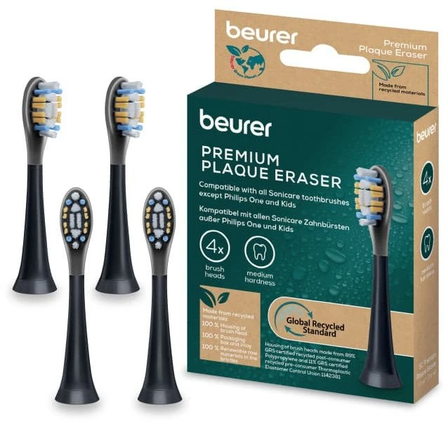 Beurer antgalis BEURER ANTITAKULAR SONIC dantų šepetėlio galvutės, 4 vnt.