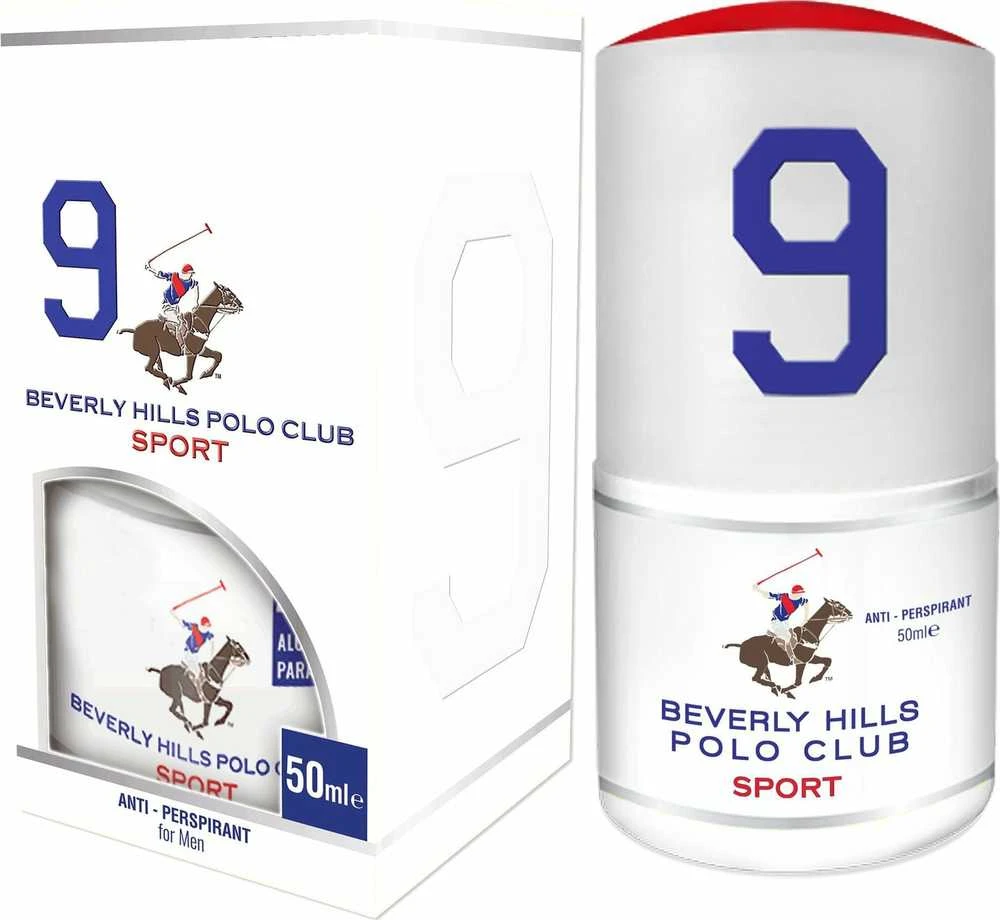 Beverly Hills Polo Club 1982 - Sport 9 Anti-Perspirant Dezodorantas Purškiklis For Men, 50 ml