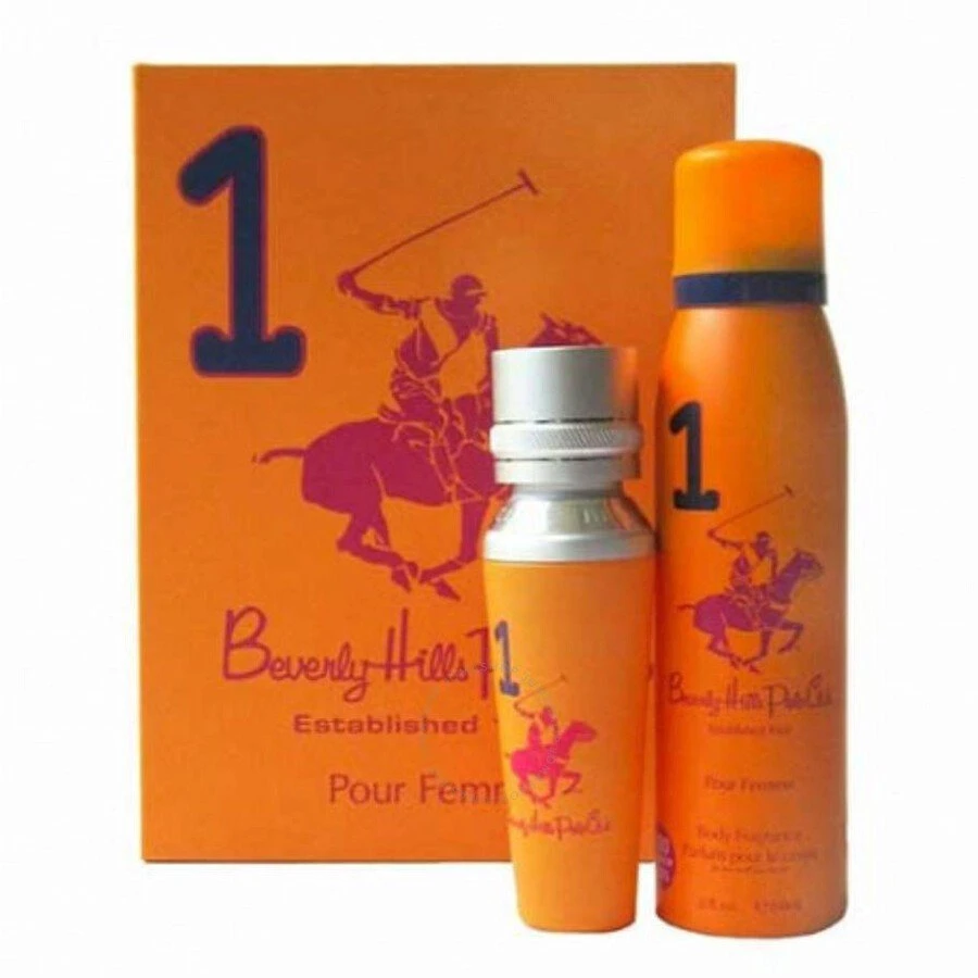 Dovanų rinkinys „Beverly Hills Polo Club“: 1982 m. – „Sport 1“ kvepalai moterims, 50 ml + 1982 m. – „Sport 1“ antiperspirantas-dezodorantas, purškiklis moterims, 150 ml
