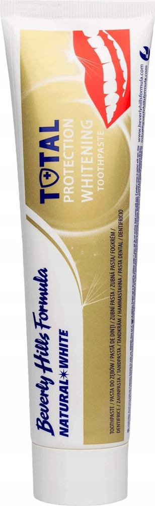 Beverly Hills Natural Baltas Total Protection Teeth Whitening Dantų balinanti dantų pasta 100ml