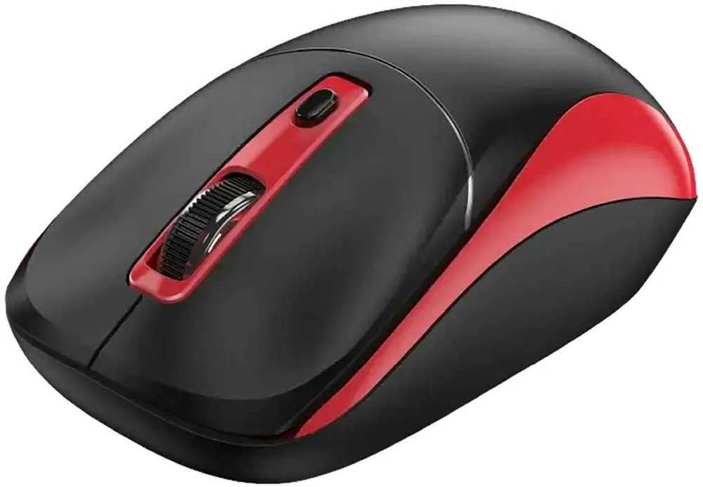 Genius NX-7123 Bevielė pelė, juoda-raudona, 1200DPI