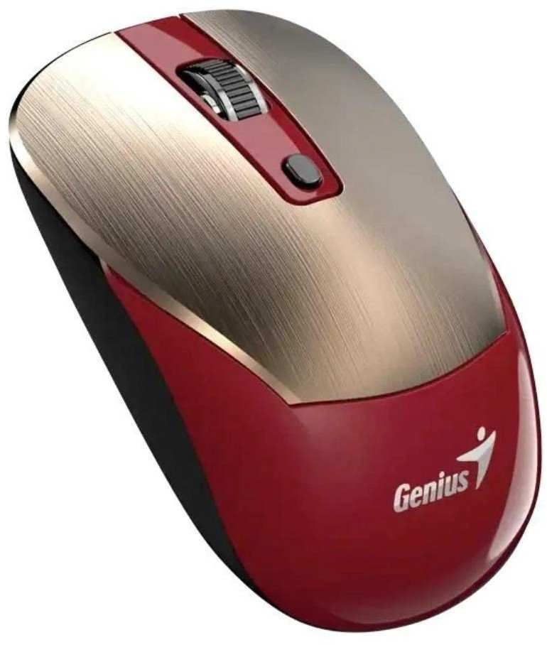Genius NX-7125 Bevielė pelė, raudona-auksinė, 1200DPI