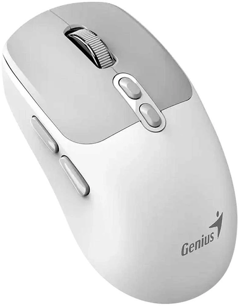 Genius NX-8080S BT Bevielė pelė, balta ir-pilka, 1600DPI