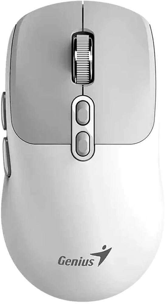 Genius NX-8080S BT Bevielė pelė, balta ir-pilka, 1600DPI