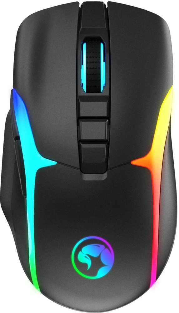 Marvo M729W juoda belaidė pelė | 4800 DPI