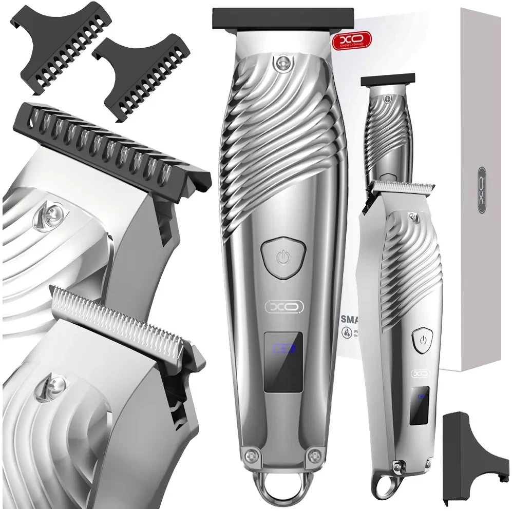 XO cordless hair clipper CF9 pilkos spalvos
